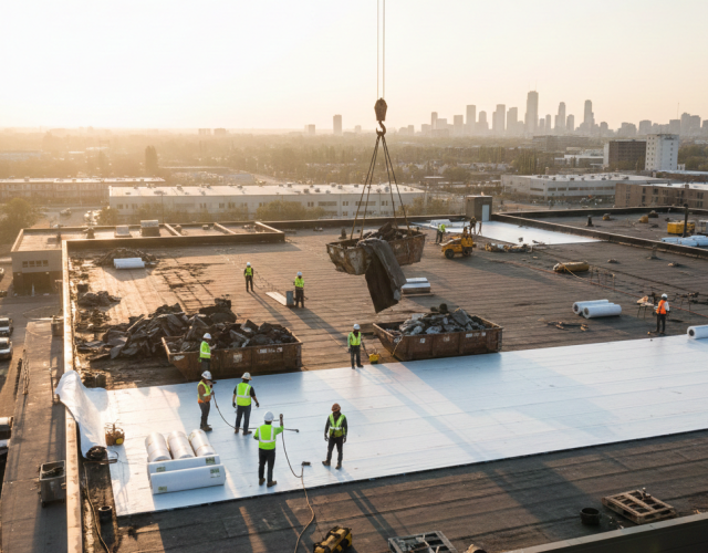 commercial roof replacement